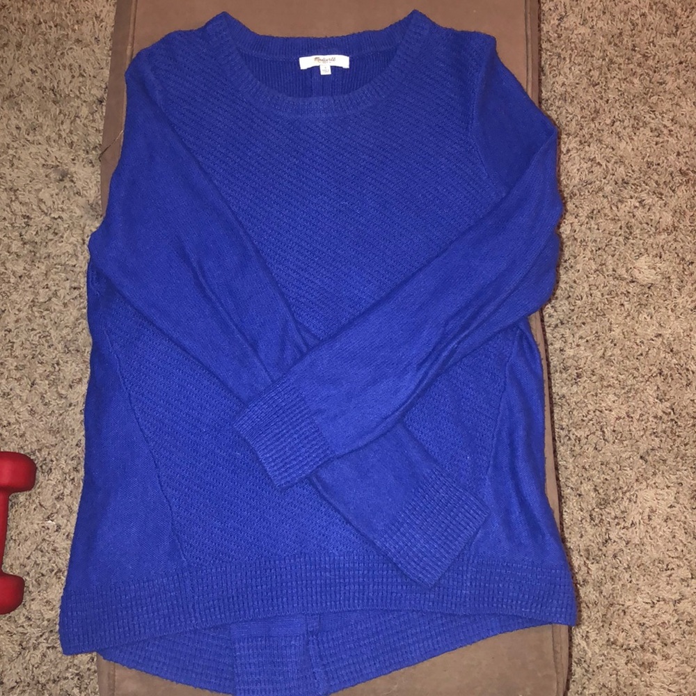 Madewell sweater blue size small